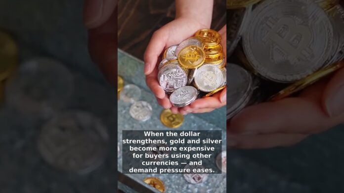 Gold and Silver Pull Back Sharply After Recent Run — What Traders Are Watching Now #Shorts