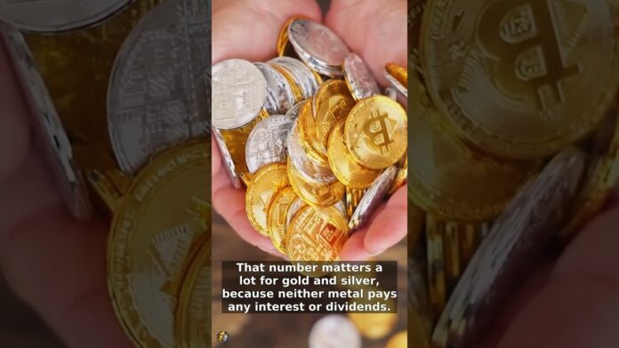 Precious metals slide as rising real yields weigh on gold and silver #Shorts